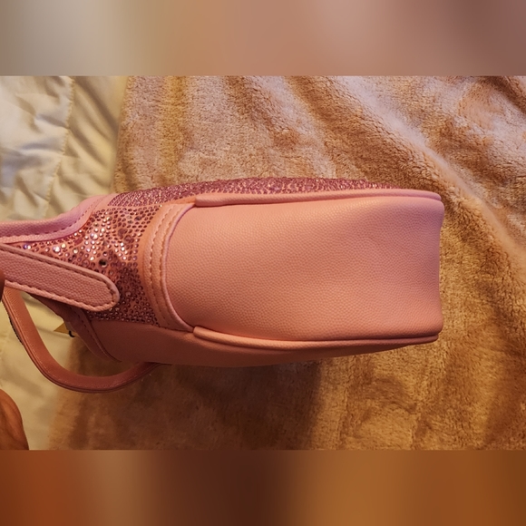 Fondant Pink Shoulder Steve Madden Bedazzled Purse - Picture 6 of 11